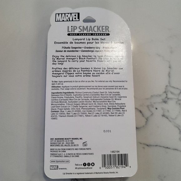 ♥️5 For $25 NEW MARVEL Lip Smaker  Heroes Chapsrick set of 3 packs total 9 chap… - Picture 4 of 9